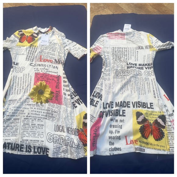 NWT Desigual graphic dress size XS (US) - Picture 1 of 8